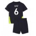 Maillot de foot Manchester City Nathan Ake #6 Extérieur vêtements enfant 2024-25 Manches Courtes (+ pantalon court)